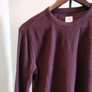 Long sleeve waffle knit, size S